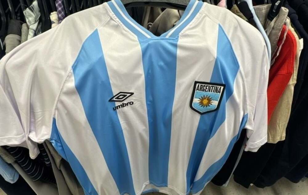 Vintage Umbro Argentina National Team Soccer Jersey